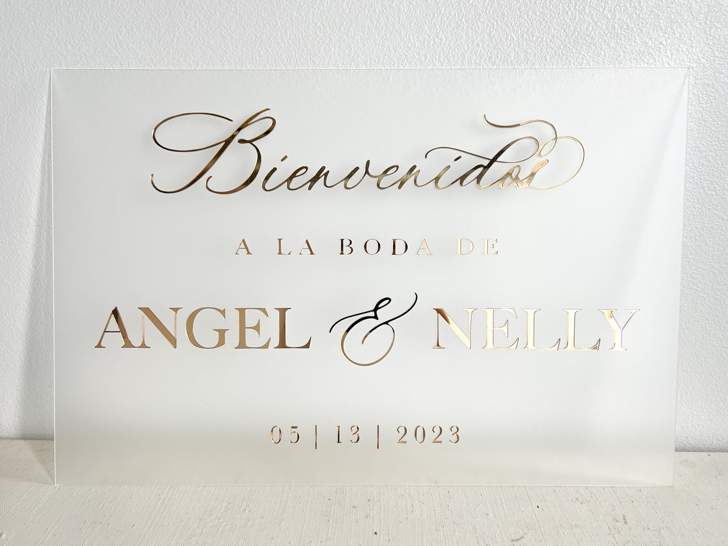 Event welcome sign