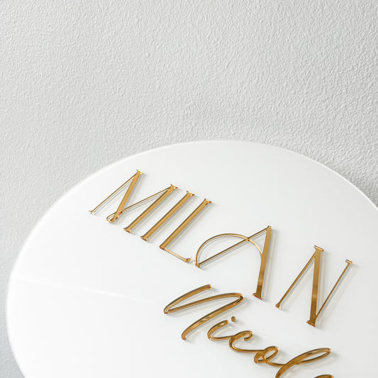 ACRYLIC ROUND SIGN